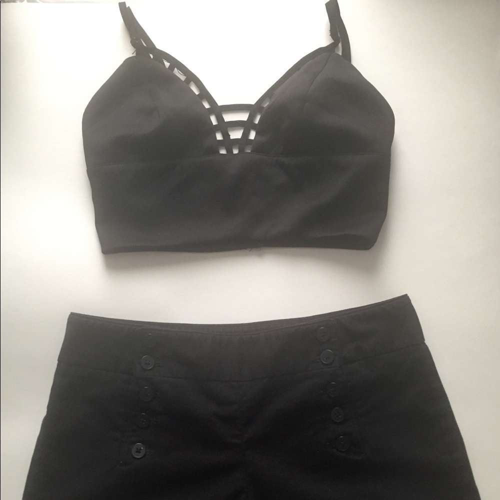Caged Crop Top